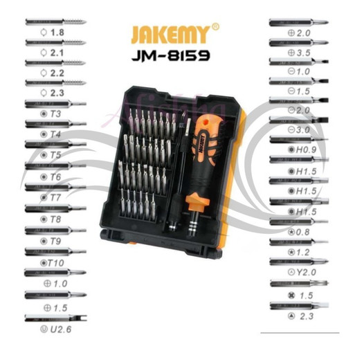 Jakemy JM8159 34in1 Set Obeng Ekstensi Lunak Berbagai Sudut JM-8159