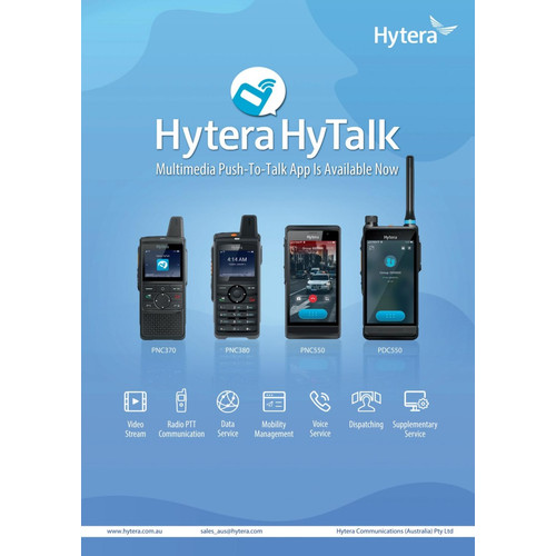 Bundle HT dan Akun Hytera Hytalk App POC PNC370 PNC380 User Dispatch