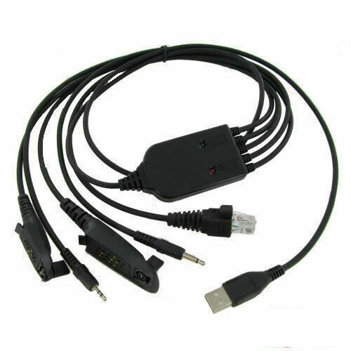 Kabel Program HT Rig Radio Motorola Lengkap USB dan CD Driver 5 in 1