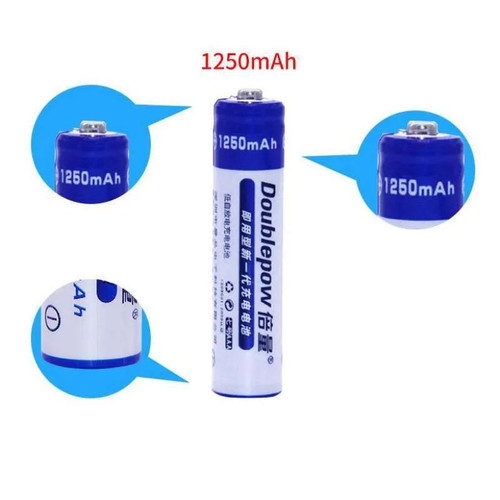 Satu Rechargeable Battery AAA 1250mAh Baterai Isi Ulang Cas Doublepow