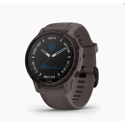 Garmin Fenix 6S Pro Solar Amethyst Purpel Shale Band Jam Olahraga