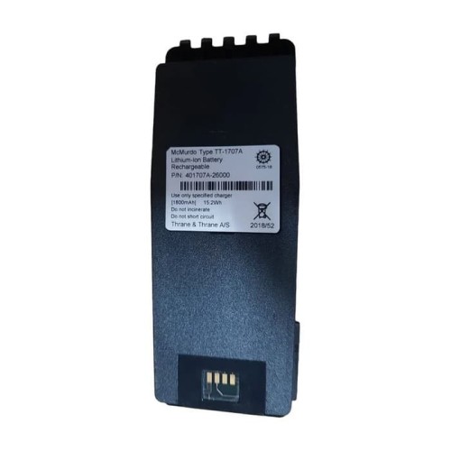 McMurdo TT-1707a Baterai HT R5 GMDSS Ori Baru TT1707 Battery Mc Murdo