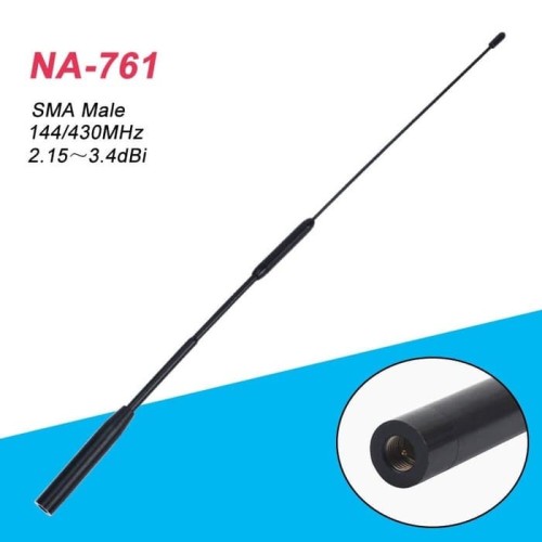 Nagoya NA-761 Antena HT Dualband SMA Male Ori Yaesu Firstcom NA761