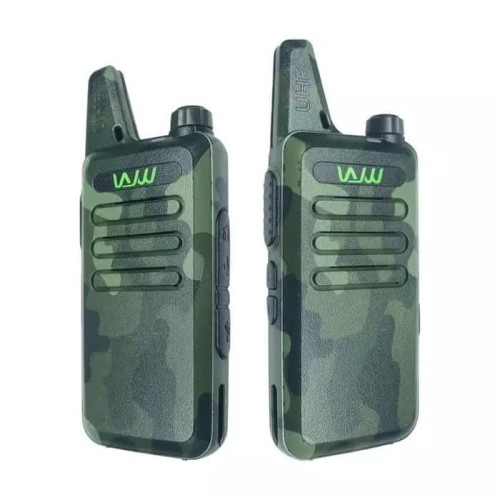 Sepasang WLN KD-C1 HT UHF Hijau Ori Baru Garansi Armi Army Loreng KDC1