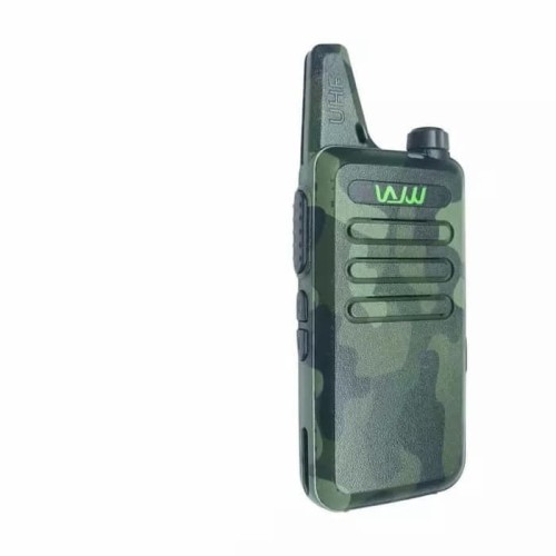 WLN KD-C1 HT UHF Loreng Hijau Tua Garansi Free Handsfree HT WLAN KDC1