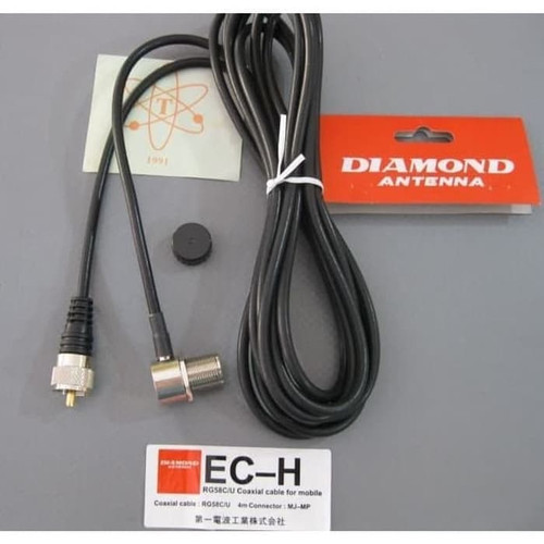 Diamond EC-H Kabel Bracket Mobil 4m Ori Baru Radio Rig HT ECH RG58