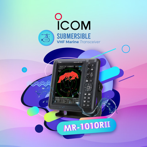 Icom MR-1010RII Marine Radar 36 NM Ori Baru MR1010 MR1010R MR-1010R