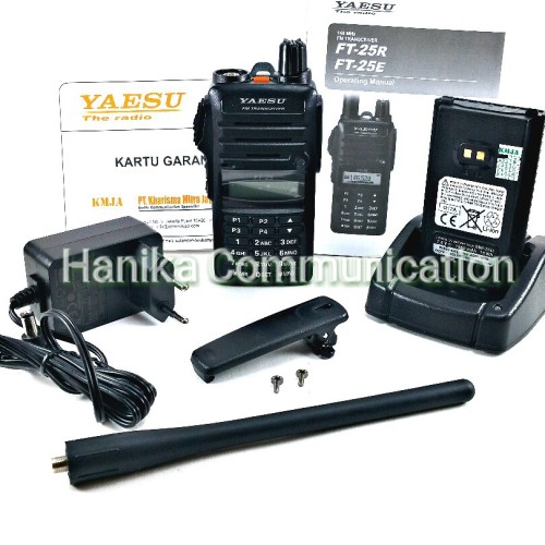 Yaesu FT-25R Handie Talkie VHF Baru Ori Garansi 1 Thn FT25R FT25 FT-25