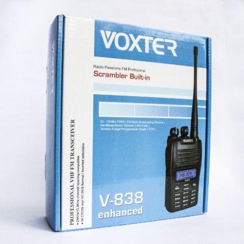 Voxter V-838 HT VHF Ori Baru Garansi Handie Talkie V838 Lithium 838