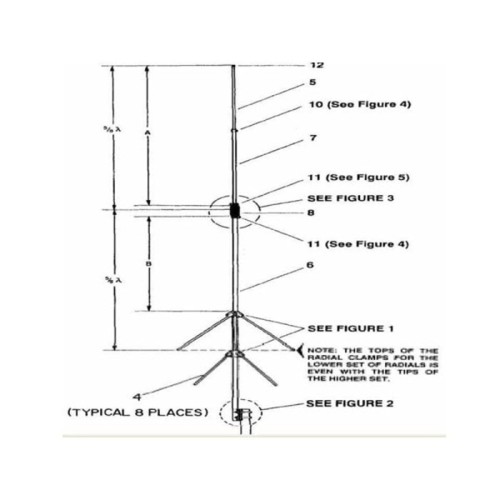 Gazden Antenna T70 Antena Base Radio UHF Ori Baru Rig