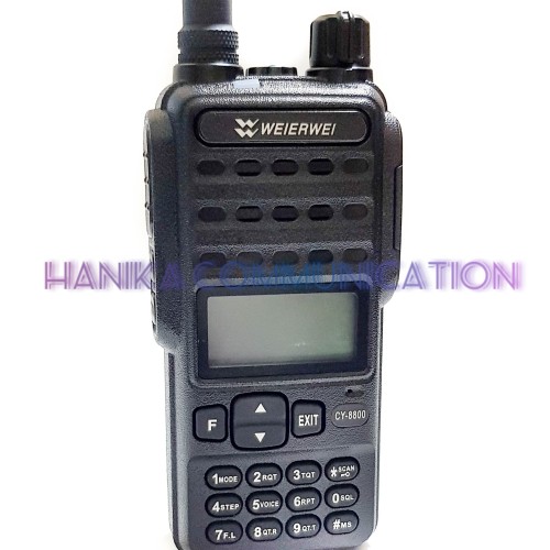 Weierwei CY-8800 HT VHF 10W Garansi 1Thn CY8800 Handie Talkie Werwei