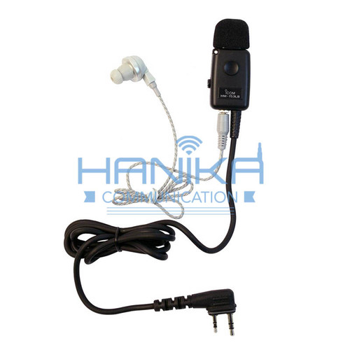 Icom HM-153LS Earmic HT Ori Baru Waterproof Handsfree ID51E HM153