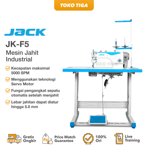 Mesin Jahit JACK F5 / F-5 -Mesin Jahit Jarum 1 Industrial Direct Drive