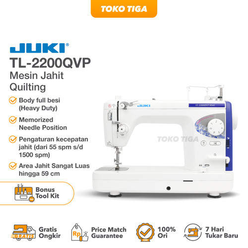 Mesin Jahit Quilting JUKI TL-2200QVP Quilt Virtuoso Pro - Portable