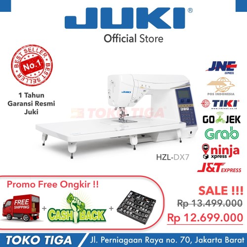 [PROMO] JUKI HZL DX-7 Mesin Jahit dan Quilting Computerised Portable