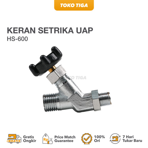 Keran / Kran Pembuangan Air Setrika Uap Boiler