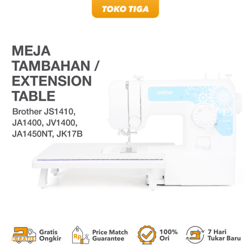 Extension Table / Meja Tambahan Mesin Jahit BROTHER JA/JV1400/JS1410