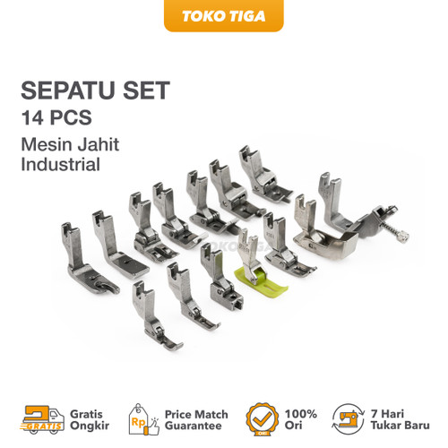 Sepatu Set 14 Pcs CY-014HS (Mesin Jahit Industrial High Speed Jarum 1)