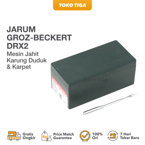 Jarum Groz-Beckert DRx2 Nm 200/25 (Mesin Jahit Karung Duduk & Karpet)