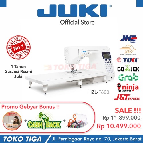 JUKI HZL F-600 / F600 Exceed Quilt And Pro Special - Mesin Jahit Quilt