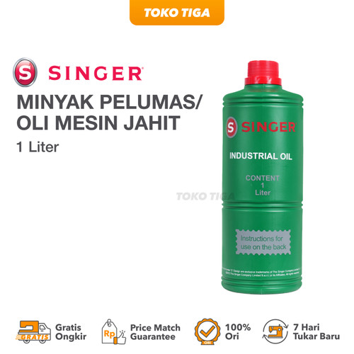 Minyak Pelumas / Oli Mesin Jahit Merek SINGER (1 Liter)