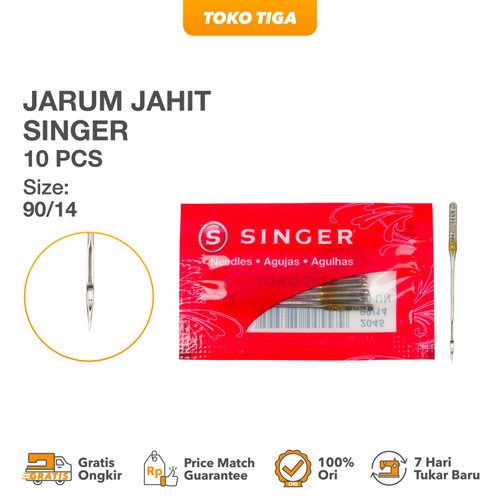 Jarum SINGER Gold Tip Needles / Jarum Emas / Jarum Anti Loncat