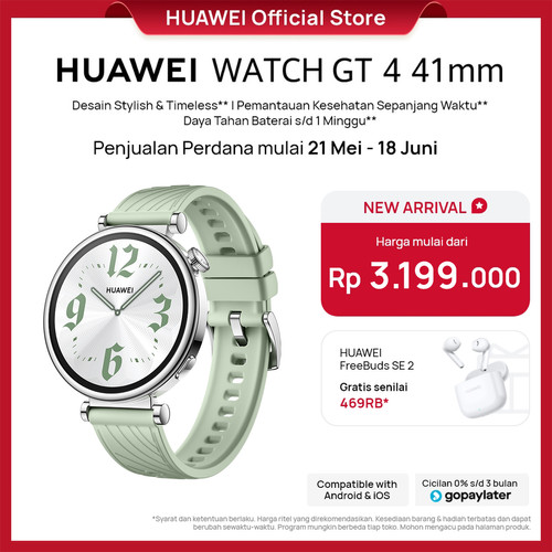 HUAWEI WATCH GT 4 Smartwatch | 41mm Green | Fashionable