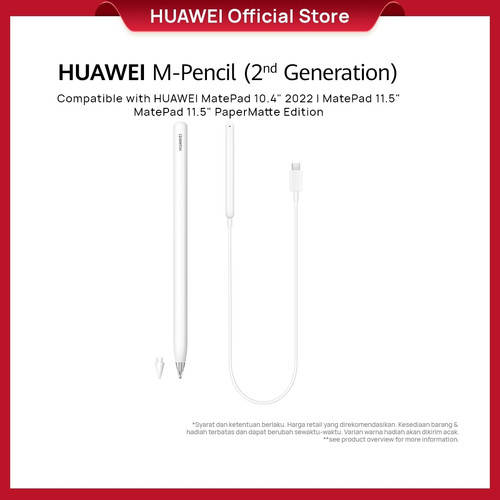 HUAWEI M-Pencil 2nd Gen |Kompatibel dengan HUAWEI MatePad 11.5" & 2022