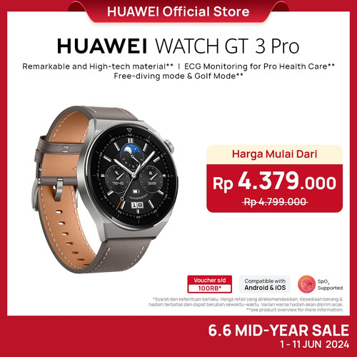 HUAWEI WATCH GT 3 Pro 46mm | ECG | Pro Health Care