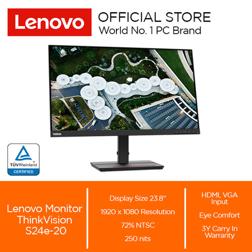 Lenovo ThinkVision S24e-20 23.8" VA 60Hz