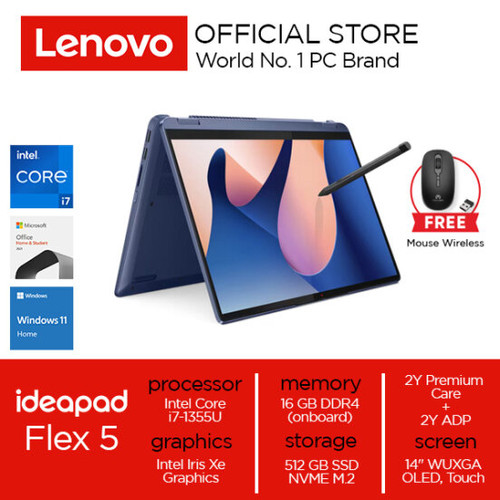 Lenovo IdeaPad Flex 5i 14IRU8 Core i7-1355U 16GB 512GB W11 OHS OLED