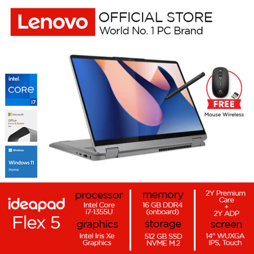 Lenovo IdeaPad Flex 5 14IRU8 Core i7-1355U 16GB 512GB W11+OHS