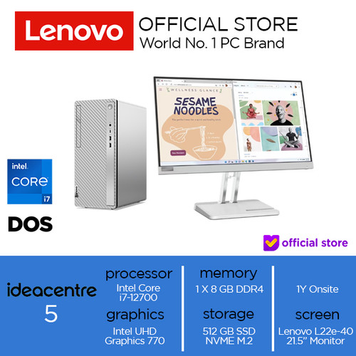 Lenovo IdeaCentre 5 14IAB7 Core i7-12700 8GB 512GB SSD