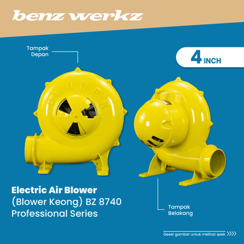 Mesin Blower Keong 4 Inch - Electric Blower 4" Portable Benz Werkz - BZ 8740