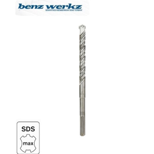 SDS MAX 4-edge 16mm x 450mm - Mata bor beton SDS Max Benz Werkz