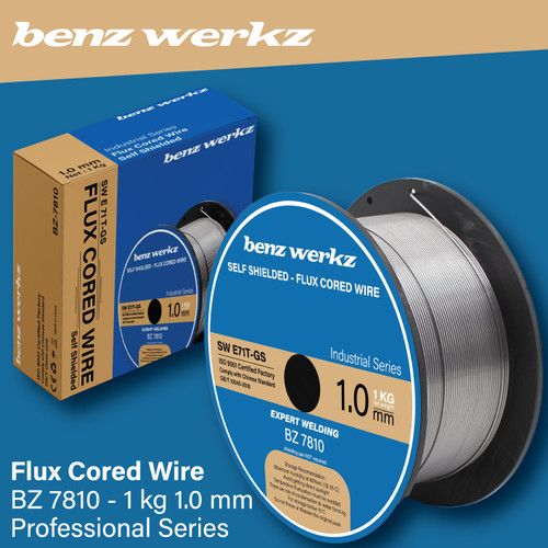 Kawat Las MIG / Flux Cored Wire 1 mm 1 Kg Benz Werkz / SW E71T-GS