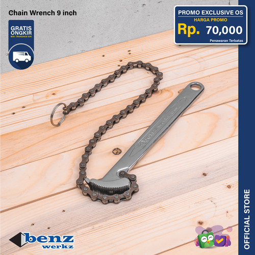 Rantai Kunci Mobil 9" / Chain Wrench 9" By Benz Werkz