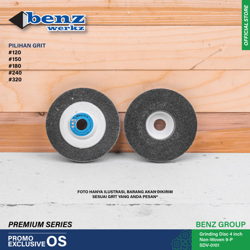 Mata Gerinda / Gurinda / Non-Woven Grinding Disc 9P by BENZ WERKZ