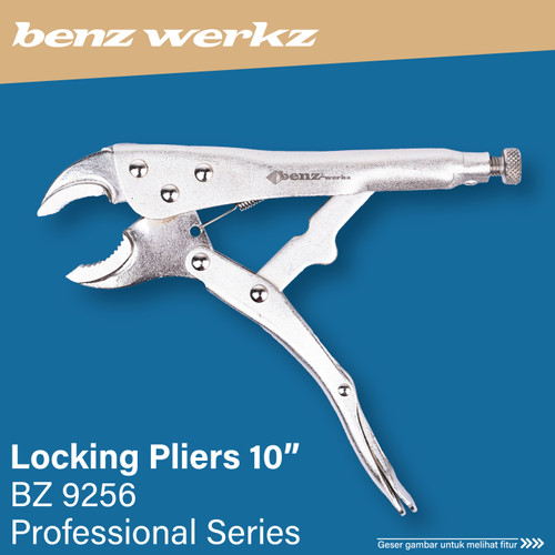 Tang Buaya 10 inch / Tang Jepit / Locking Plier Benz Werkz