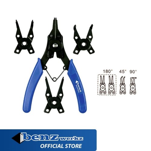 Tang Sepi Sepy Set 6inch / Alat Pasang Ring / Snap Ring Pliers by BENZ