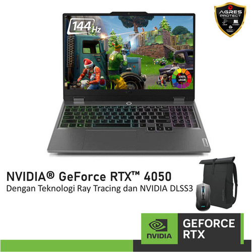 LENOVO LOQ 15 GeForce RTX 4050 - RYZEN 7 8845HS 8GB 512SSD OHS