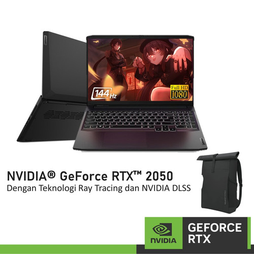 Lenovo Ideapad Gaming 3 GeForce RTX™ 2050 - RYZEN 5 5500H 512SSD 144Hz