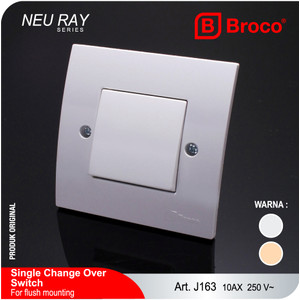 Broco J163 (B) Single Change Over Switch Neu Ray