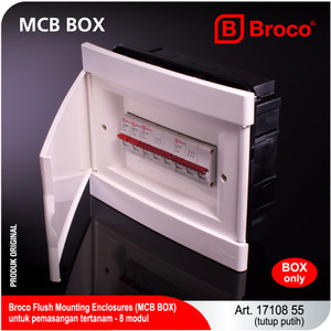 Broco 17108-55 Box MCB 8 Group IB White