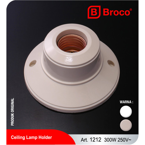 Broco 1212 (B) Fitting Plafon Bulat