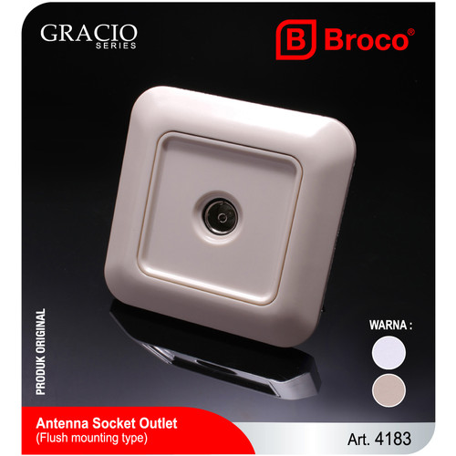 Broco 4183 (B) TV Socket Gracio