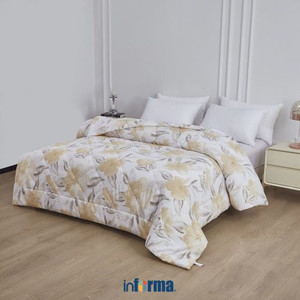 Informa 240X210 cm Bed Cover Microfiber Whit