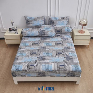 Informa 120X200 cm Set 3 Pcs Seprai Microfiber Walt