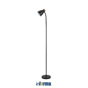 Informa Gia Lampu Lantai - Abu-Abu/Hitam