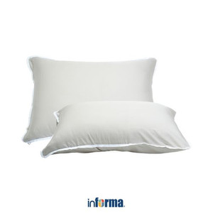 Informa Set 2 Pcs King Sarung Bantal Bamboo - Abu-Abu Sage